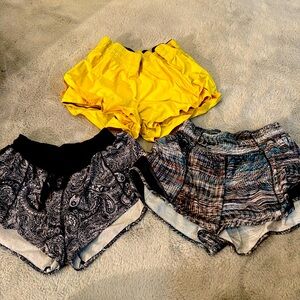 Lot of lululemon shorts